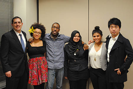 SPJ DePaul Diversity Panelists Photo. (Photo by Katie Karpowicz)